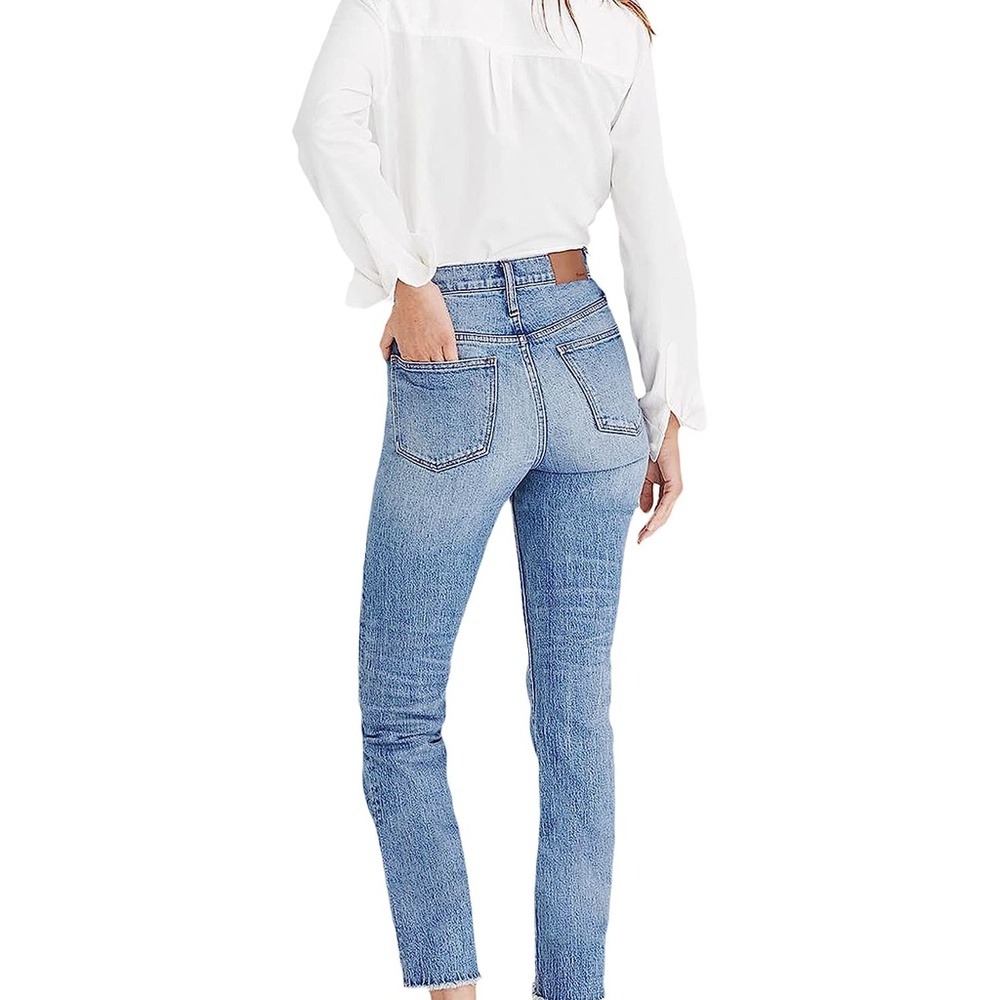 MADEWELL perfect vintage jean raw hem